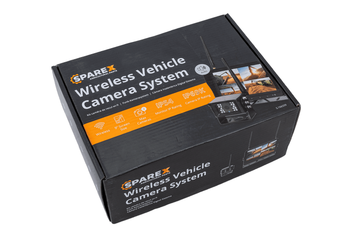 Sistema de marcha atrás inalámbrico SPAREX S.166339 monitor 9" + cámara