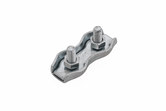 Abrazadera de cuerda doble DROMET ZLS.4 para cuerdas de 4 mm