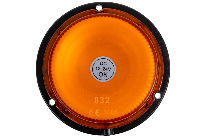 Luz de advertencia LED TT TECHNOLOGY TT.832, luz intermitente naranja.