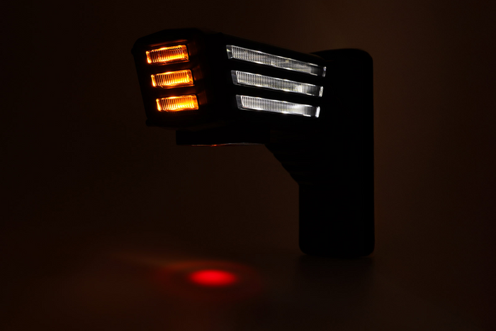 WAŚ 2550P W297.3.1 Luz de posición derecha LED SPOT en brazo corto