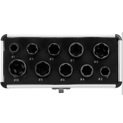 Extractores de tornillos YATO YT-06031 9-19mm 10uds.