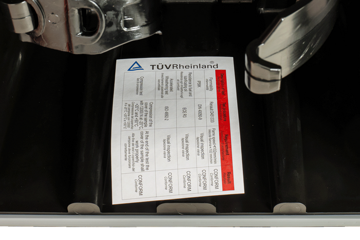 Caja extintora 6kg DAKEN 82020 ADAMANT 671x310x247mm roja