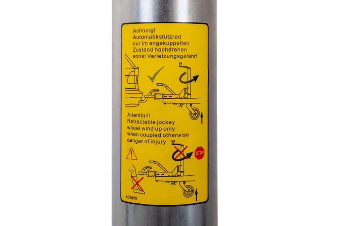 Rueda jockey ATK60 KNOTT 350 kg 60 mm