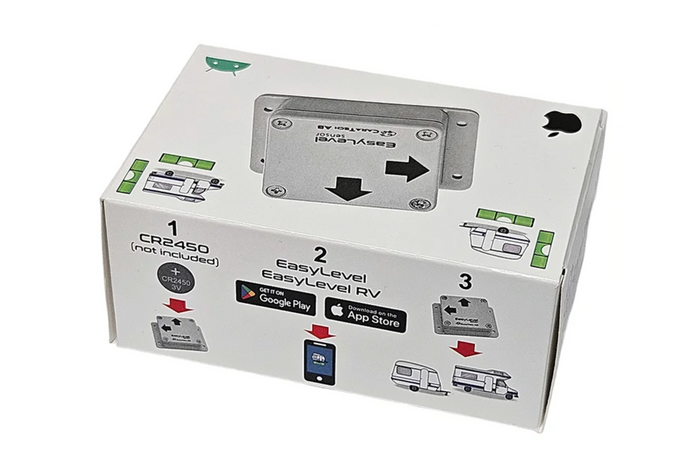 Nivel de burbuja digital Bluetooth ProPlus EasyLevel para autocaravanas y caravanas