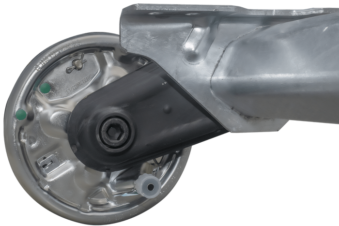 AL-KO COMPACT eje frenado para remolque / grúa 1350kg 1650mm 2100mm 5x112