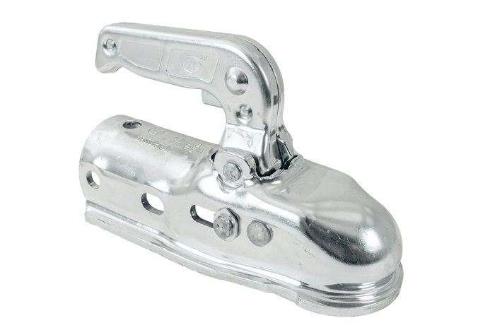 Enganche de bola STEELPRESS BC-3000.1D-00-00 para remolque de 3000 kg con barra de tiro tubular de 50 mm