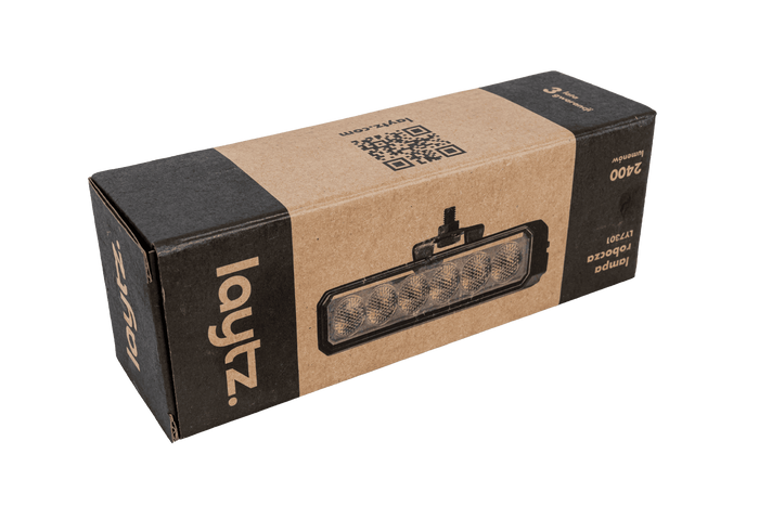 Reflector de lámpara de trabajo LED LAYTZ LY7301, 24 LED, 2400 lm, rectangular