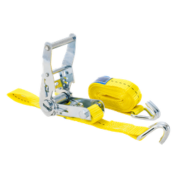 Cinta transportadora UNITRAILER amarilla de 3 m/25 mm/1 t con tensor