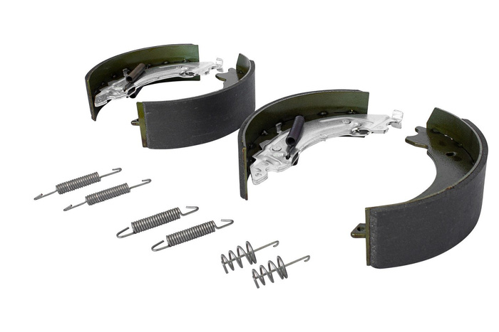Zapatas de freno para ejes KNOTT 200x50 con un completo de muelles UNITRAILER