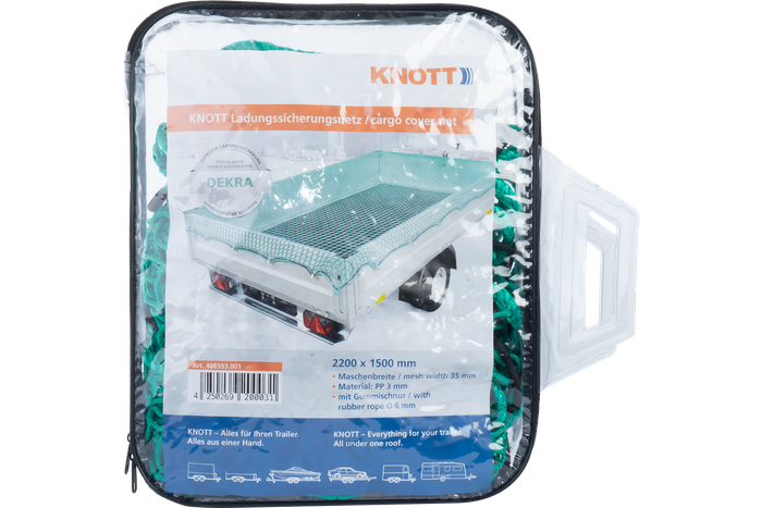 Red de protección con goma 150 cm x 220 cm KNOTT