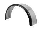 Guardabarros para remolque de 13-15" DOMAR DK7110, paso de rueda de 820/240 mm, metálico con borde de goma.