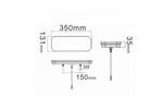 Luces traseras TruckLED L1949+L1950 con cable LED de 0,45 m y 6 funciones (izquierda y derecha).