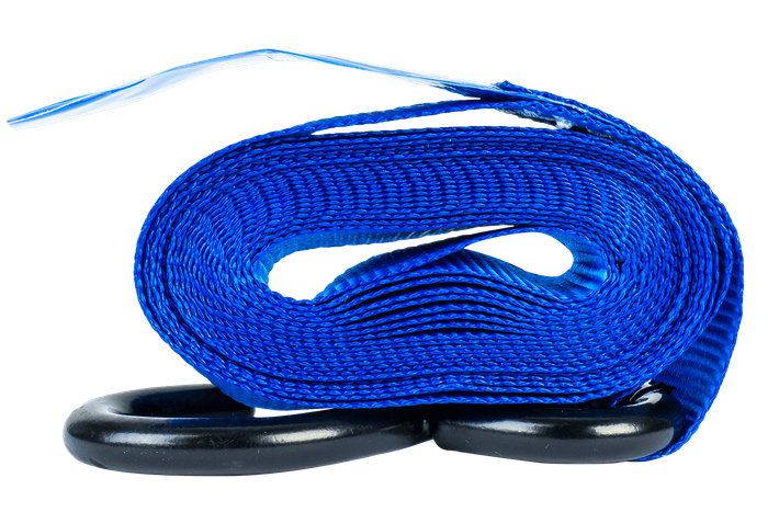 Juego de cuatro correas de transporte con tensor UNITRAILER 4m/25mm/0.68t azul