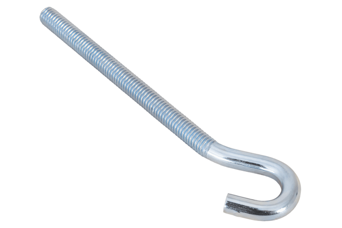 Gancho de construcción DROMET HZ M6x100 con extremo abierto (curvado)