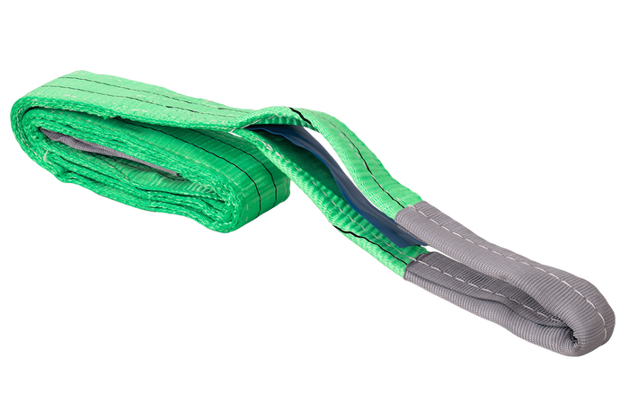 Eslinga de cinturón de elevación HEFFA de 2 m/60 mm/2 t con presillas