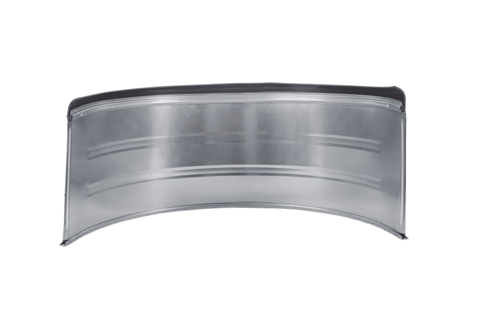 Guardabarros doble para remolque de 15-16", paso de rueda DOMAR DK7120 de 880/400 mm, metálico con borde de goma.
