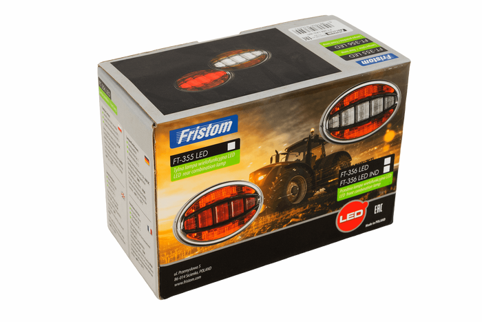 Lámpara delantera LED FRISTOM FT-356 3 funciones universal