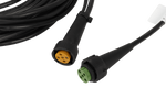 ASPÖCK Instalación eléctrica arnés de remolque 5 m 7 PIN conector bayonetas 2x 5 PIN