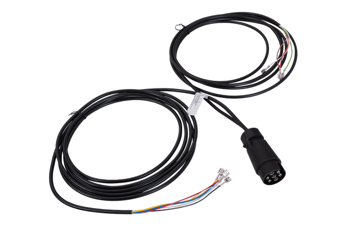 Arnés de remolque de instalación eléctrica MANTES 4m enchufe 7PIN conectores 6.3