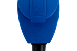 Enchufe CEE angular MANTES 2P+E con toma adicional de 16A 230V