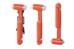 Martillo para vidrio de seguridad ProPlus 540050, cuchillo para cinturón de seguridad