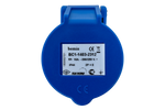 Enchufe eléctrico MANTES 2P+Z, enchufe portátil 16A 230V con tapa.