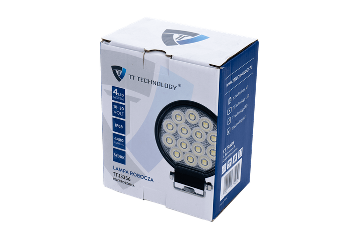 Reflector de luz de trabajo LED TT TECHNOLOGY TT.13356 56xLED 4480lm redondo