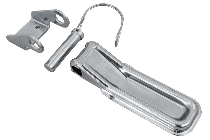 Bisagra lateral con tirador WINTERHOFF BSCH 10-17-170+BSCHG 10-17-C montaje lateral completo para remolque