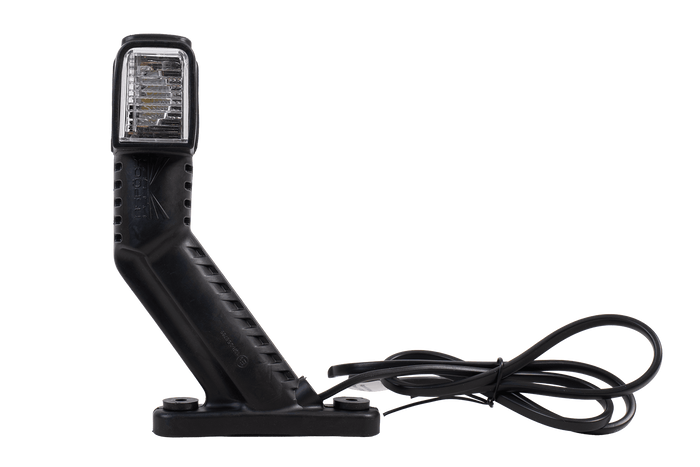 Luz de posición derecha LED ASPÖCK SUPERPOINT IV sobre un brazo de goma