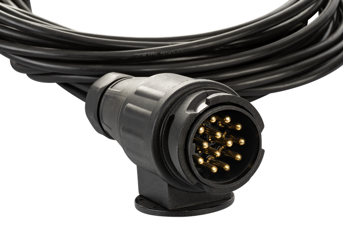 Instalación eléctrica MANTES, arnés para remolque de camión, 7 m, enchufe de 13 PIN, 2 bayonetas de 5 PIN