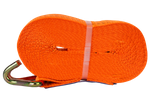 Cinta transportadora UNITRAILER de 12 m/50 mm/5 t de color naranja con tensor