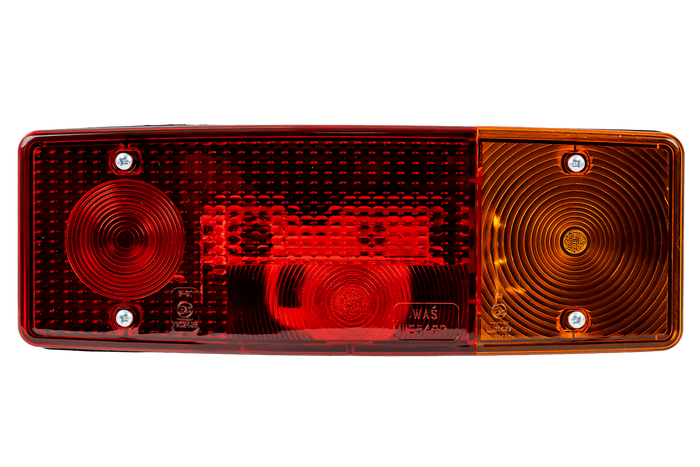 Lámpara trasera WAŚ WE549P 3 funciones derecha