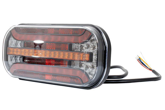 Luz trasera FRISTOM FT-230 LED 6 funciones universal