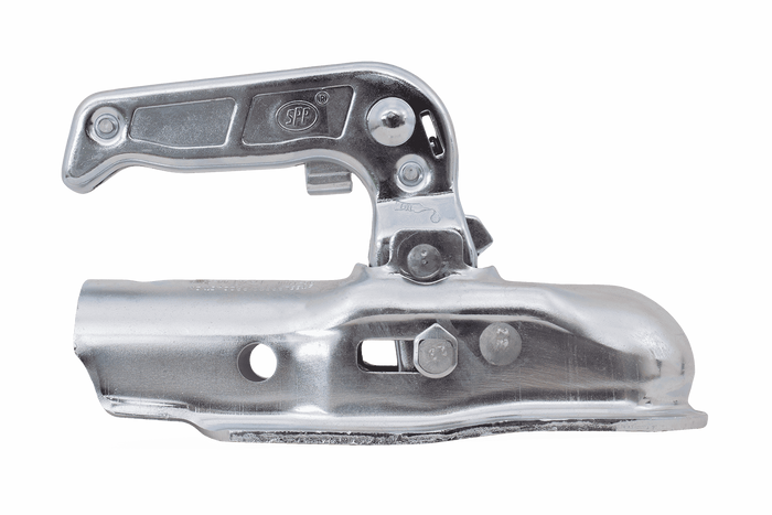 Enganche de bola STEELPRESS BC-1700A para remolque de 1700 kg con barra de tiro tubular de 45 mm