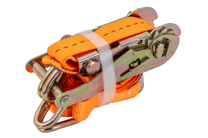 Cinta transportadora UNITRAILER de 3 m/25 mm/1 t de color naranja con tensor
