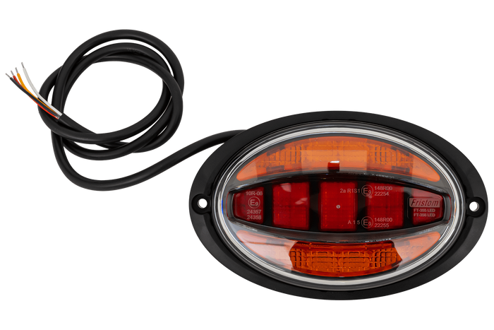 Luz trasera universal LED FRISTOM FT-355 con carcasa empotrada