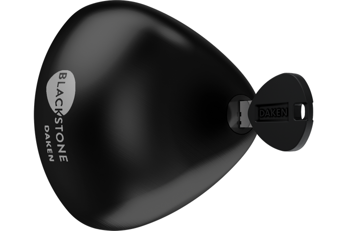 Cerradura antirrobo DAKEN BLACKSTONE BLACK SLAM (juego: 2 piezas / 4 llaves)