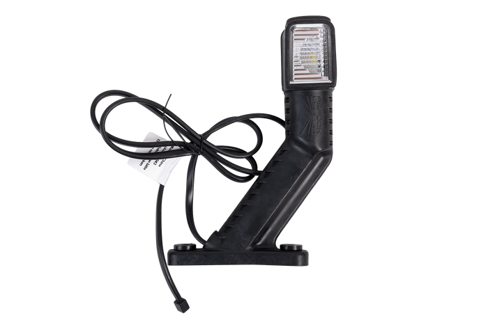 Luz de posición izquierda LED ASPÖCK SUPERPOINT IV con brazo de goma