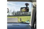 Espejo retrovisor panorámico ProPlus 750641 con soporte y ventosa, 55 x 115 mm.