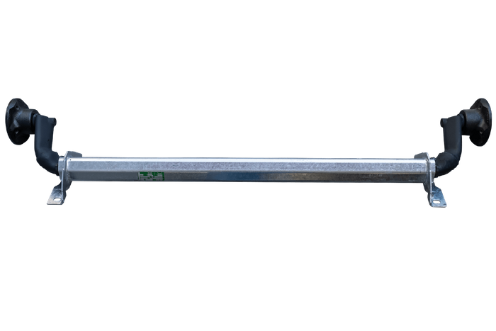 AL-KO OPTIMA eje sin freno para remolque de barco 750kg 1070mm 1380mm 4x100