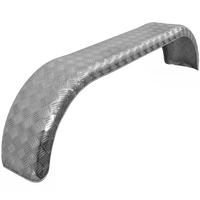 Guardabarros tándem para remolque 13-14" DOMAR D29300 paso de rueda plano 1500/240mm