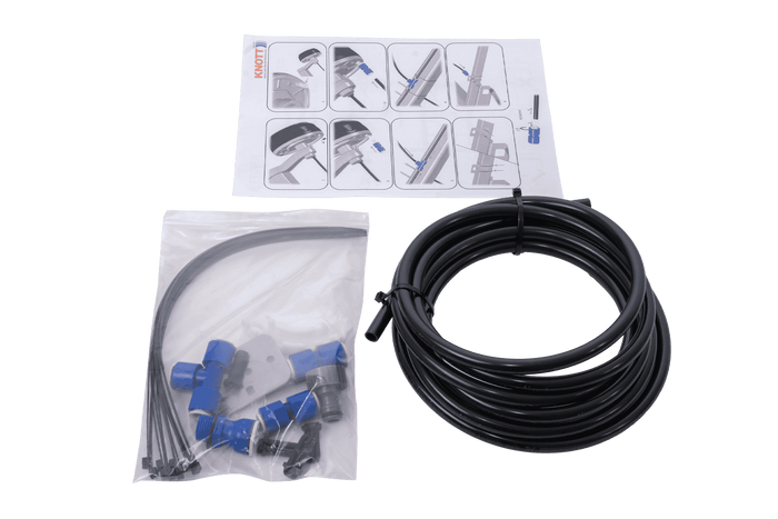 Sistema de purga de frenos para eje simple KNOTT 200x50 tipo 20-2425/1