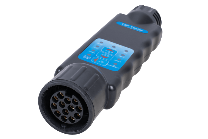 Comprobador de enchufes de remolque de 13 pines