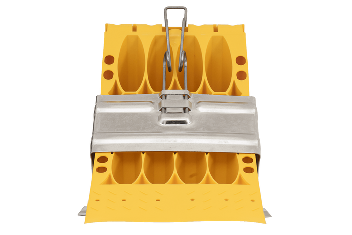Calzo de rueda E53 con soporte de montaje LOKHEN h: 225 mm
