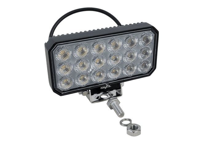Reflector de lámpara de trabajo LED LAYTZ LY7305, 72 LED, 7000 lm, rectangular
