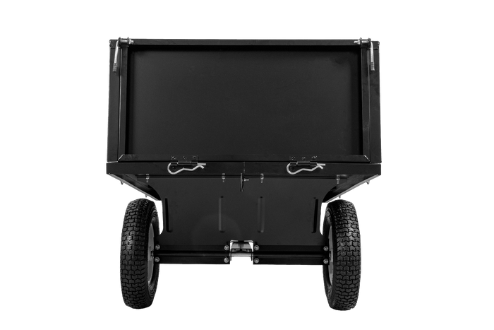 Remolque de jardín para tractor, quad UNITRAILER basculante de 225 kg, 1030 x 700 mm