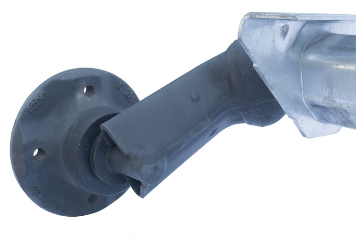 AL-KO OPTIMA eje sin freno para remolque 750kg 700mm 1100mm 4x100