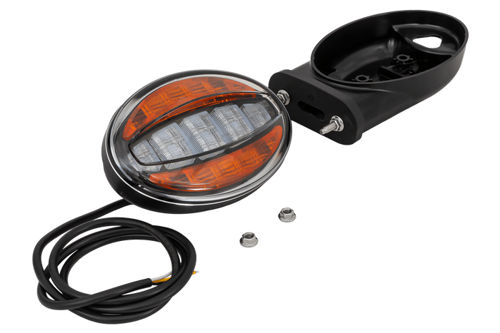 Lámpara frontal universal FRISTOM FT-356 LED IND con soporte de montaje lateral