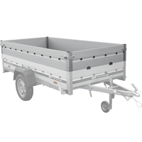 Laterales de aluminio BIS para los remolques UNITRAILER GARDEN 264 KIPP ALU y 264/2 KIPP ALU.