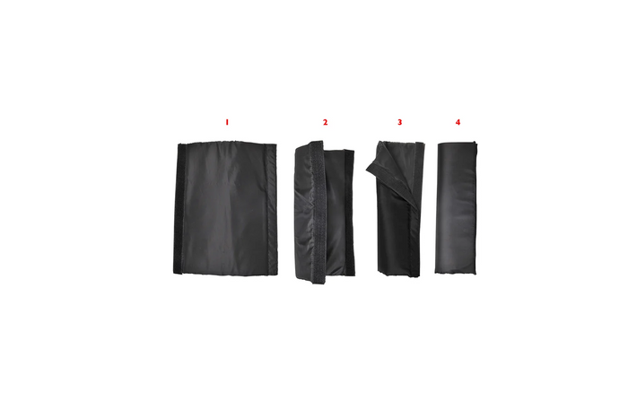 Juego de tres protectores de correa para tormentas ProPlus 361730, fundas para correa de 6 cm